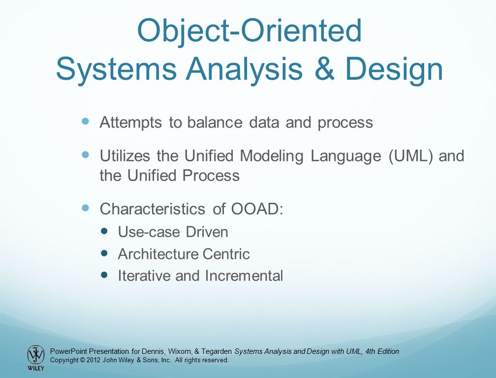 OOAD - Object Oriented System